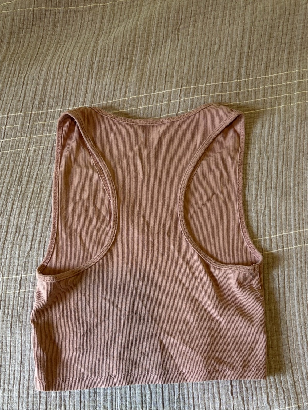 Zara Racerback Ribbed Tank Top - Picture 3 of 3